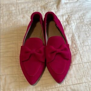 Bos& Co Women's Bow Loafers - Fuchsia